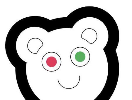 Skafors logo på Facebook - en bamse